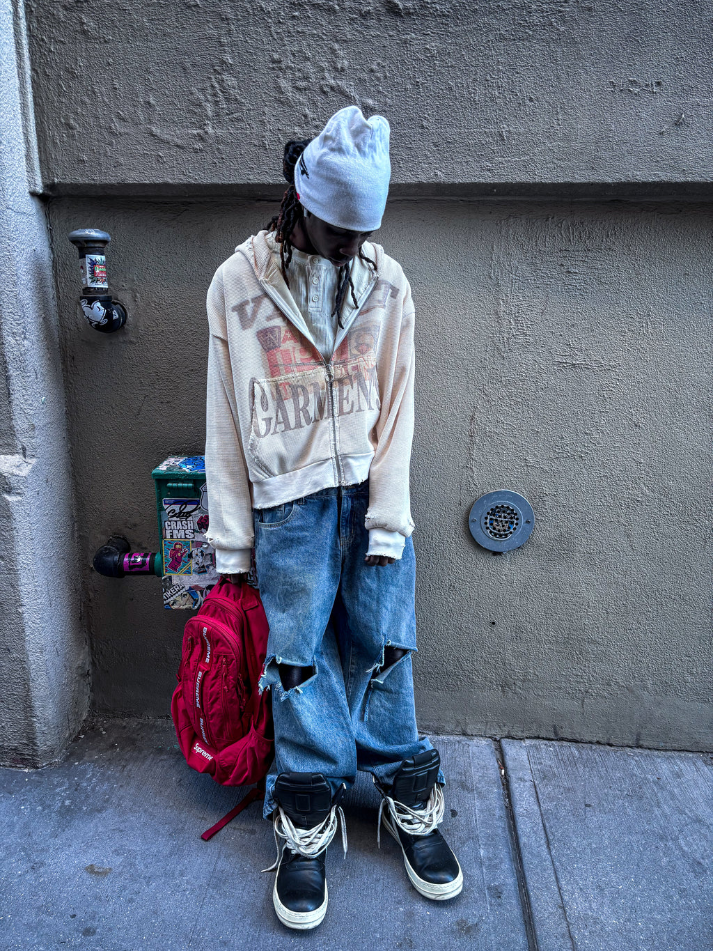 *WAR NEVER ENDS* Thermal Hoodie