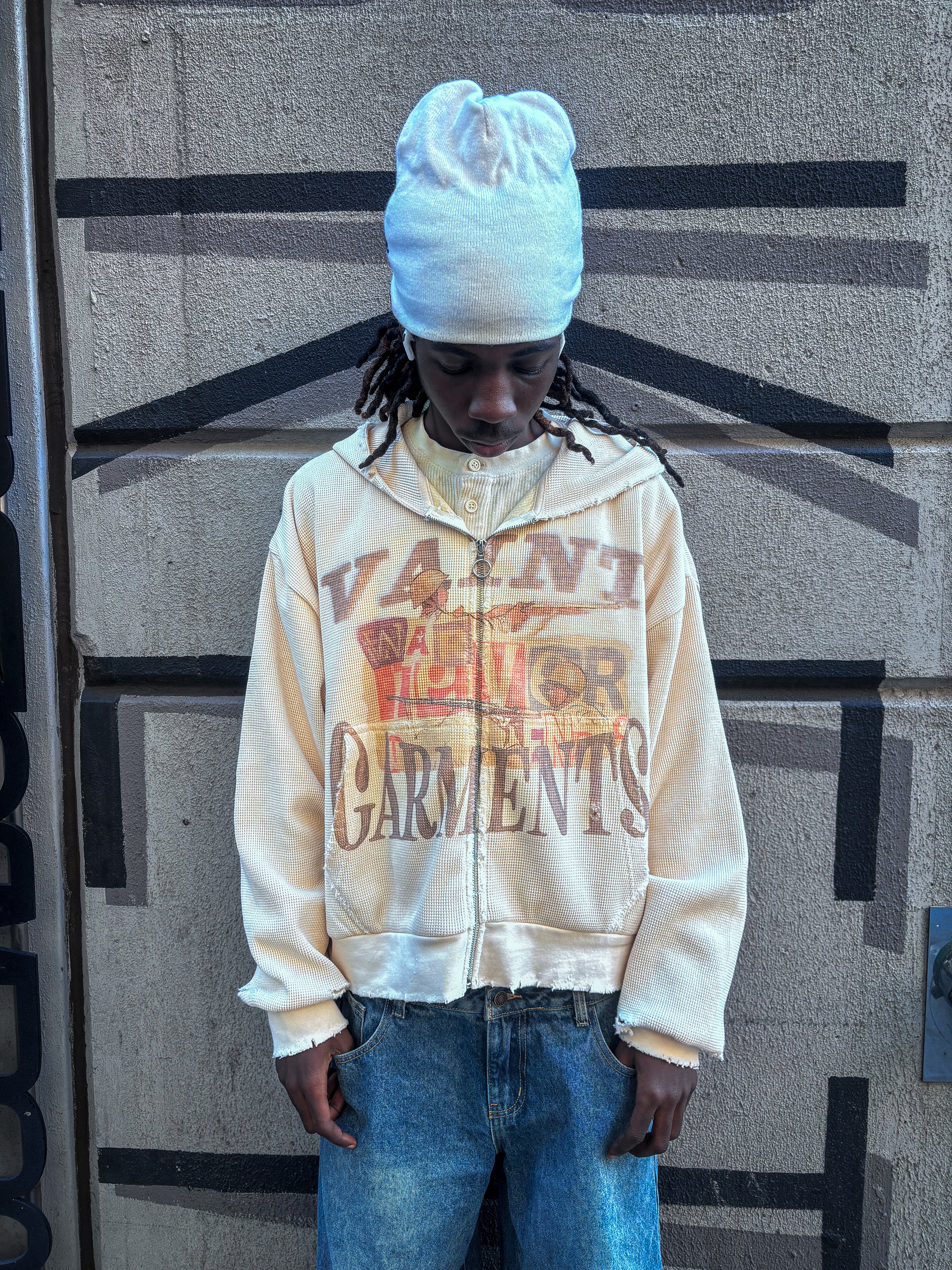 *WAR NEVER ENDS* Thermal Hoodie