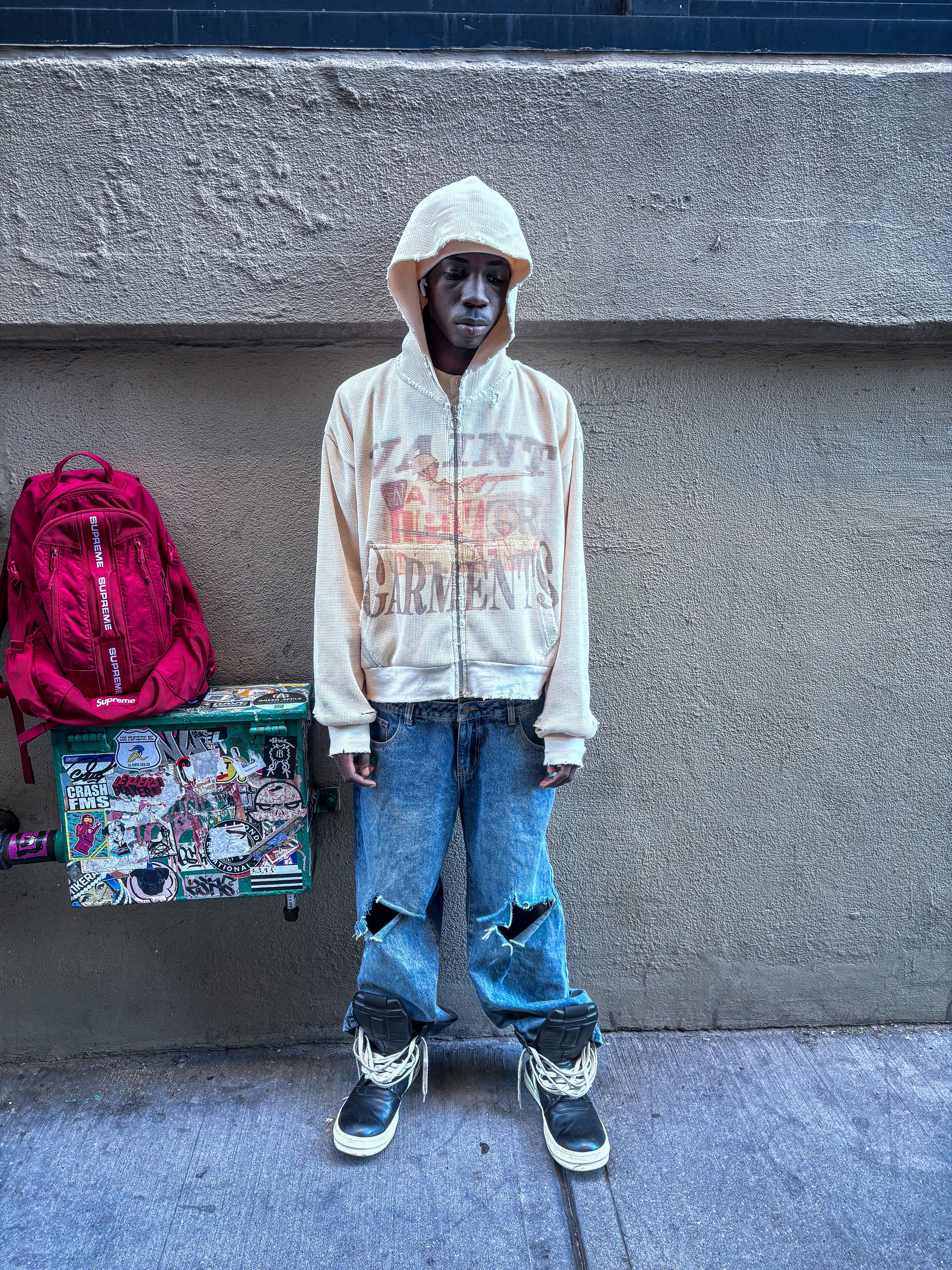 *WAR NEVER ENDS* Thermal Hoodie